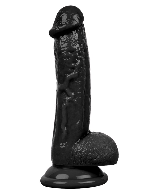Censan 19CM Gerçekçi Siyah Dildo Yapay Penis