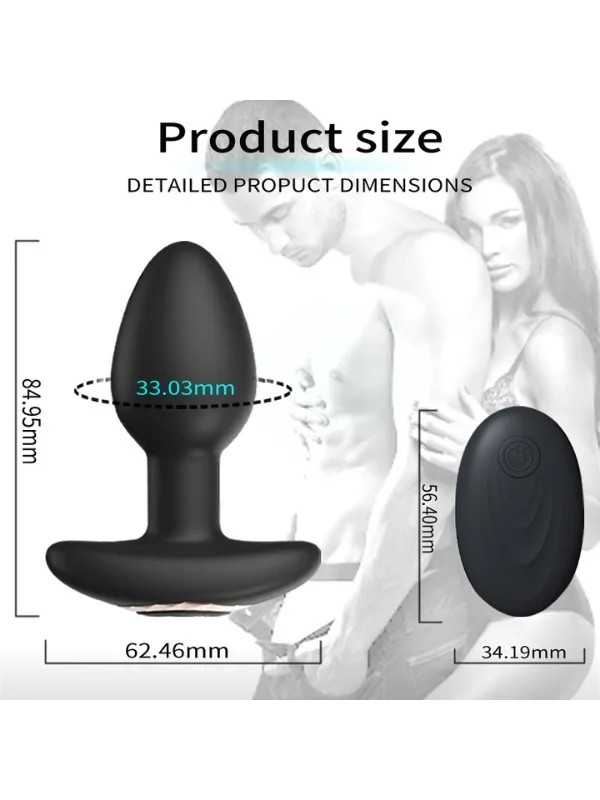 Kablosuz Uzaktan Kumandalı Titreşimli Anal Plug