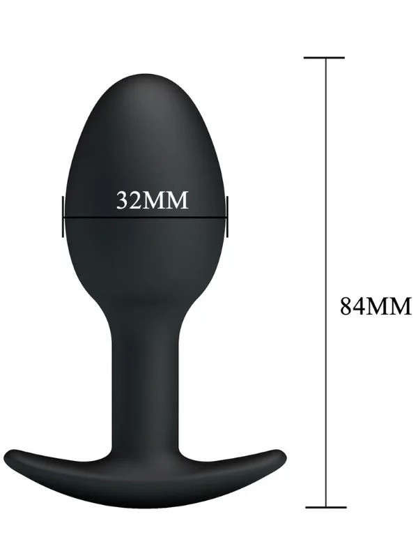 Special Anal Stimulation İçi Ağırlıklı Top Olan Anal Plug Tıkaç