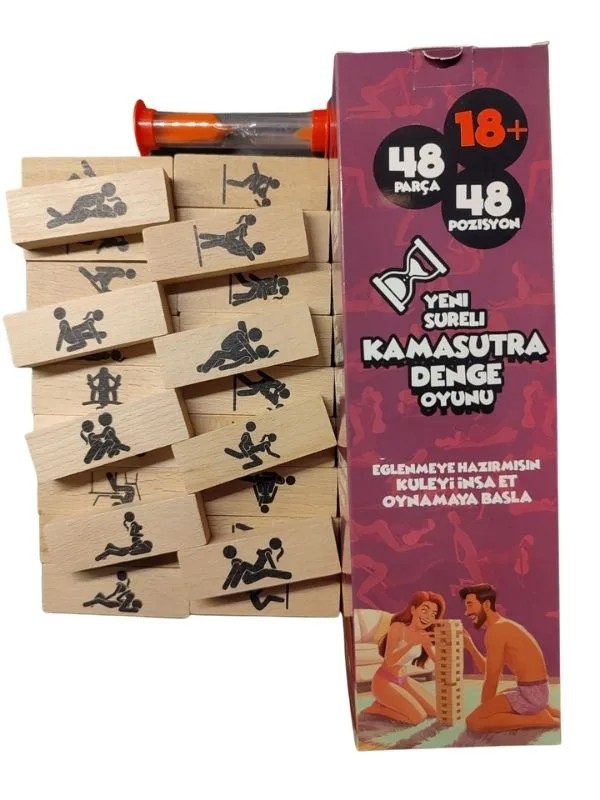 Kamasutra Denge Oyunu 48 Pozisyonlu Yetişkin Eğlence Oyunu