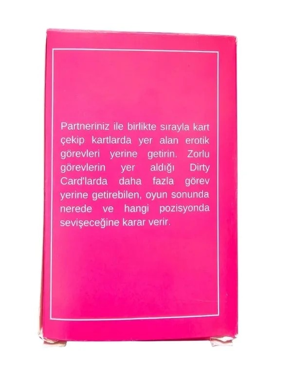 50 Parça Erotik Görev Kartları – Çiftler İçin Özel Oyun Seti
