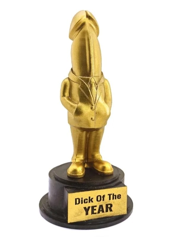 Dick Of The Year – Esprili Masaüstü Ödül Heykeli Model 2