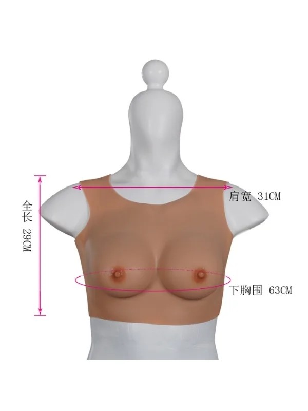 Giyilebilir Silikon Göğüs Model 5