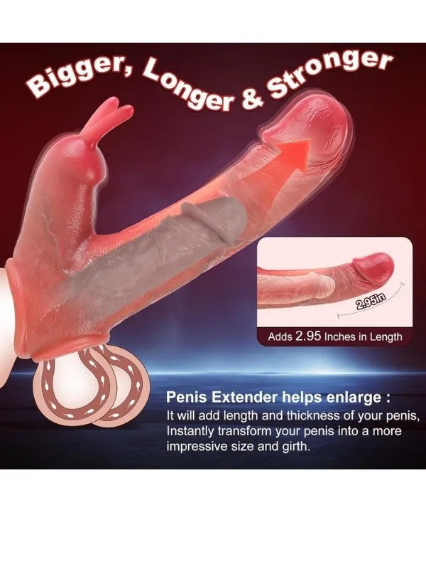 Uzaktan Kumandalı Tavşan Penis Kılıfı