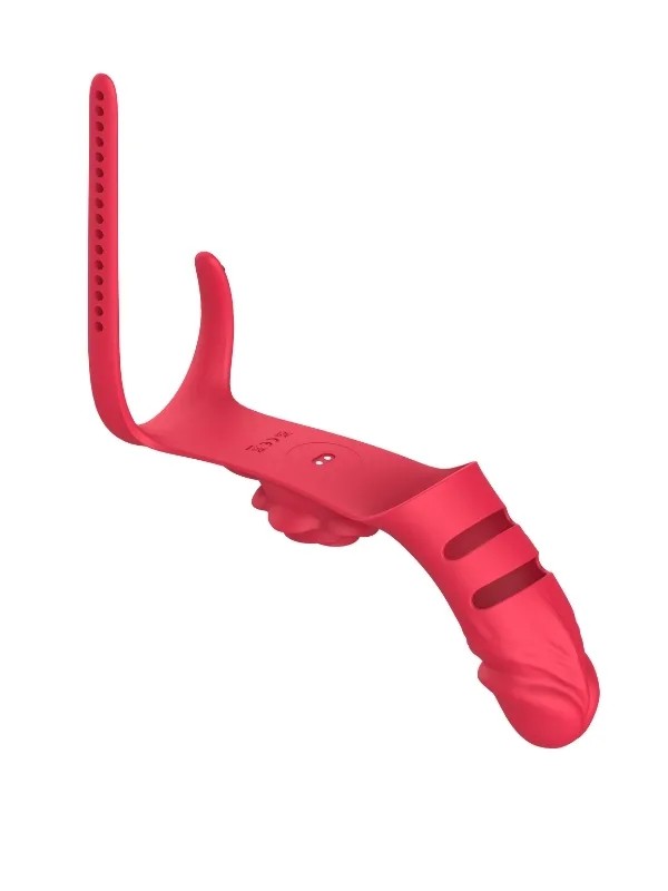 Parmak takılabilir fiziksel dildo + Gül Titreşimli 2'si 1 arada yeni tasarım parmak vibratörü