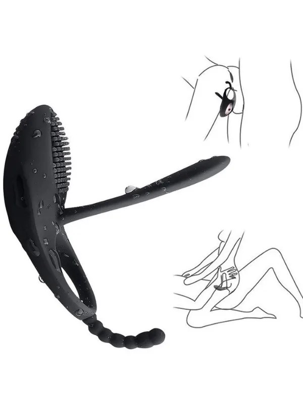 Love Glow Love Desire 3’ü 1 Arada Klitoris, Anal ve Vajinal Uyarıcı – Titreşimli Testis ve Penis Halkası