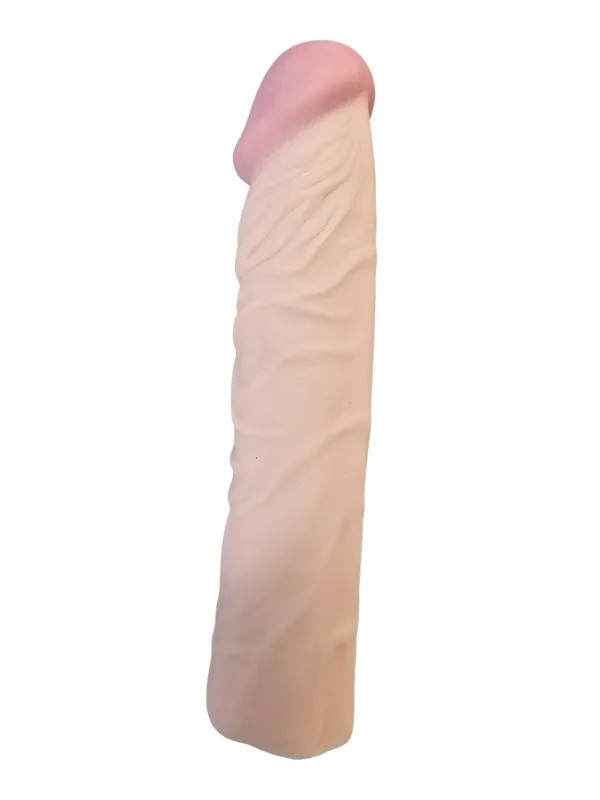 Gerçekçi Penis Kılıfı Et Dokusunda 19 cm