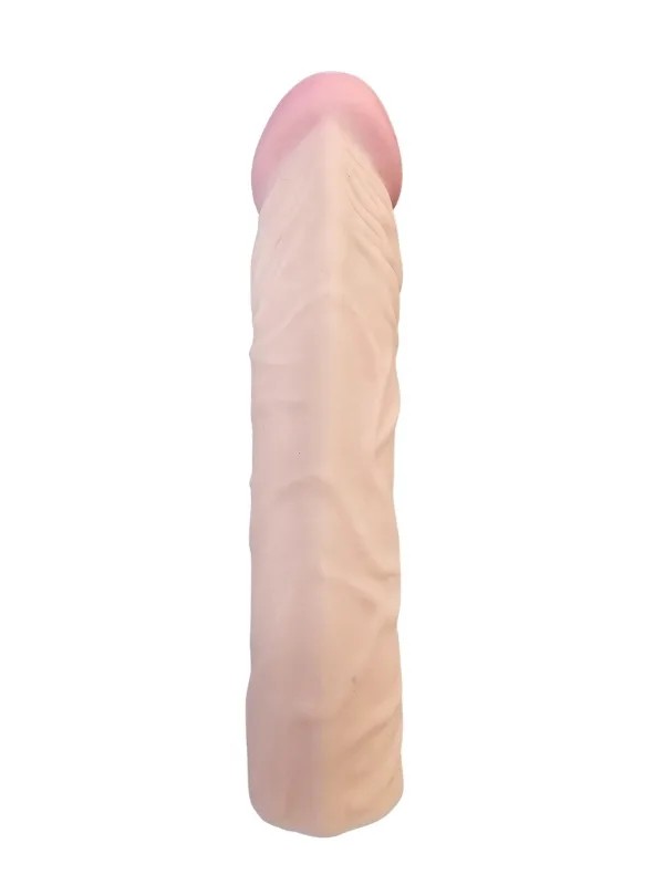 Gerçekçi Penis Kılıfı Et Dokusunda 19 cm
