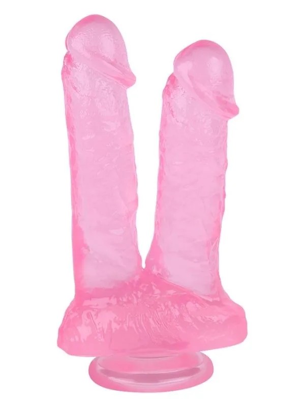 Noctis 21cm PembeÇiftli Dildo No:61