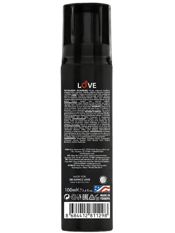 Dr Genics Lubrican Gel (Kayganlaştırıcı Jel) Çilek 100mg