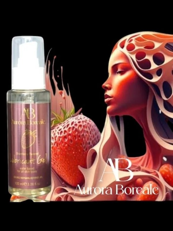 Aurora Boreale Çilek Aromalı Kayganlaştırıcı Jel 100 ML