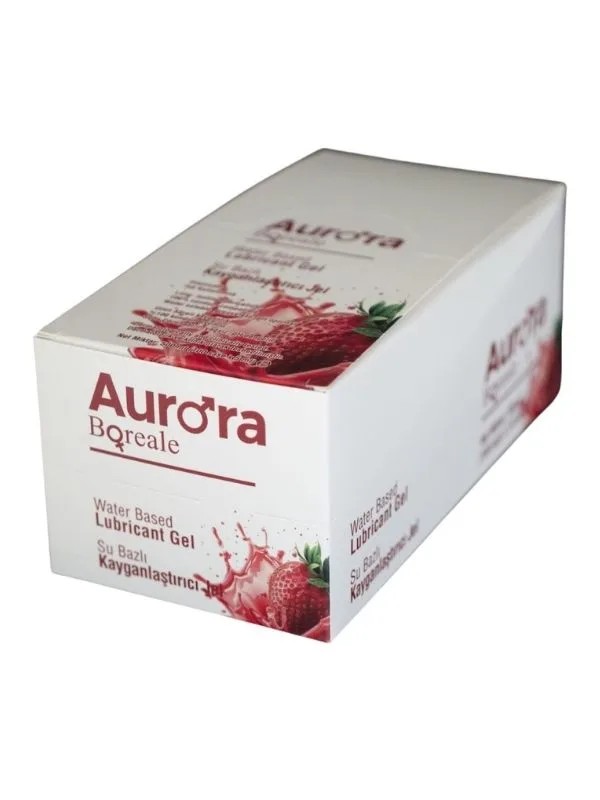 Aurora Boreale 100 Lü 5 Ml Şase Çilekli Kayganlaştırıcı
