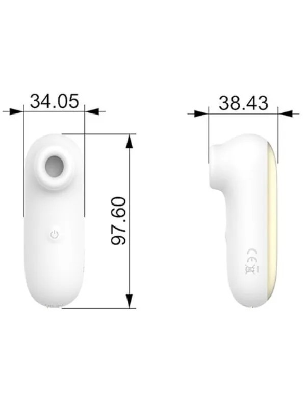 Vakum Modlu Klitoral Uyarıcı Şarjlı Vibratör – 10 Mod, Su Geçirmez, Kompakt Tasarım