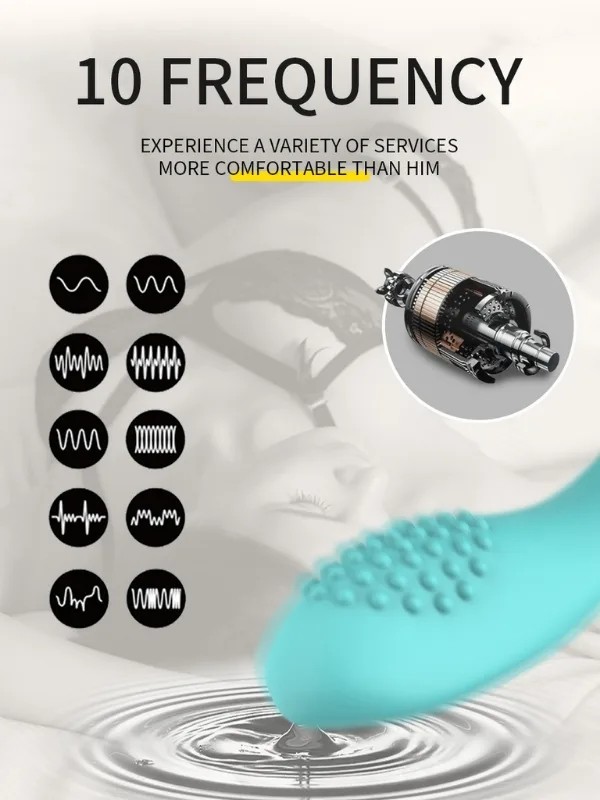 Kablosuz Kumandalı Tırtıklı Klitoris ve G-Spot Uyarıcı 2 in 1 Çift C Vibratör