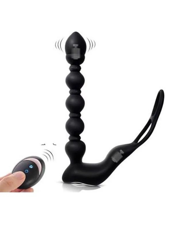 Isıtmalı Penis Halkalı Anal Prostat Vibratör