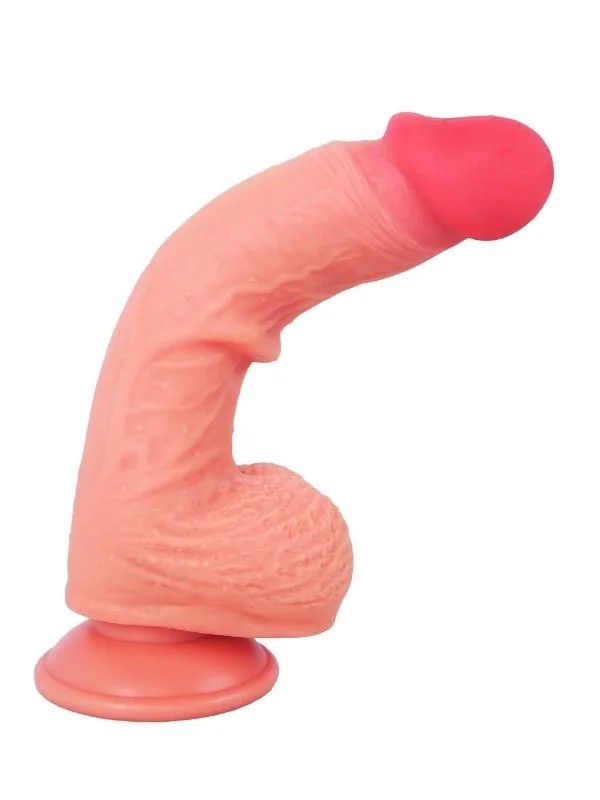 Ultra Gerçekçi 20 Cm Kıkırdaklı Dildo
