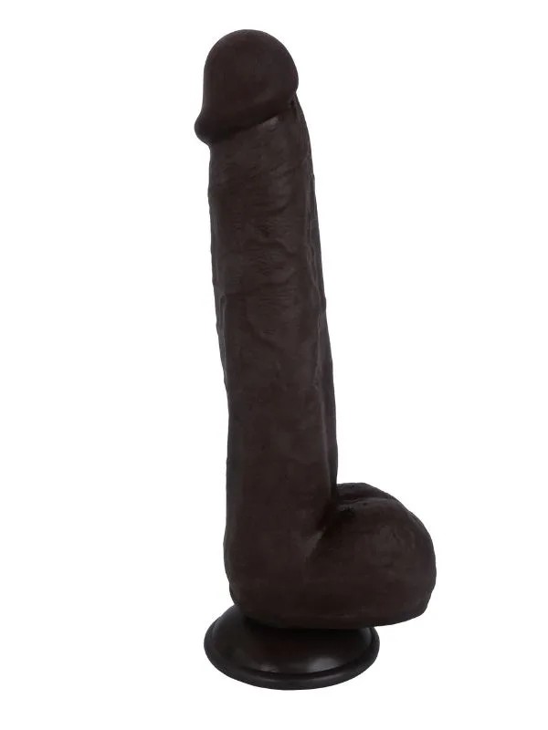 Ultra Gerçekçi 24 Cm Model2 Brown Melez Kıkırdaklı Dildo