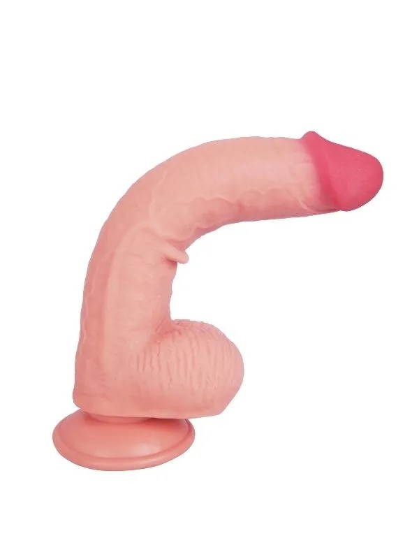 Ultra Gerçekçi 24 Cm Kıkırdaklı Dildo