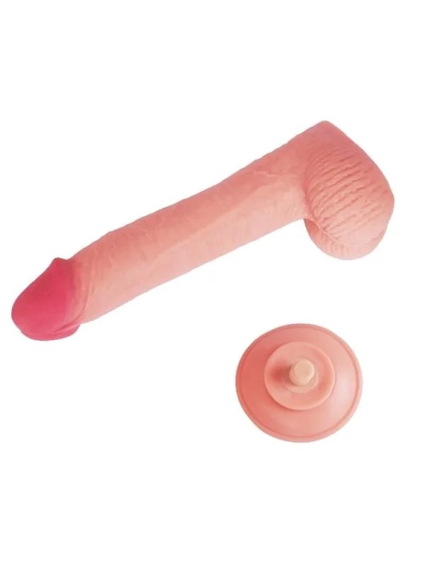 Ultra Gerçekçi 24 Cm Kıkırdaklı Dildo