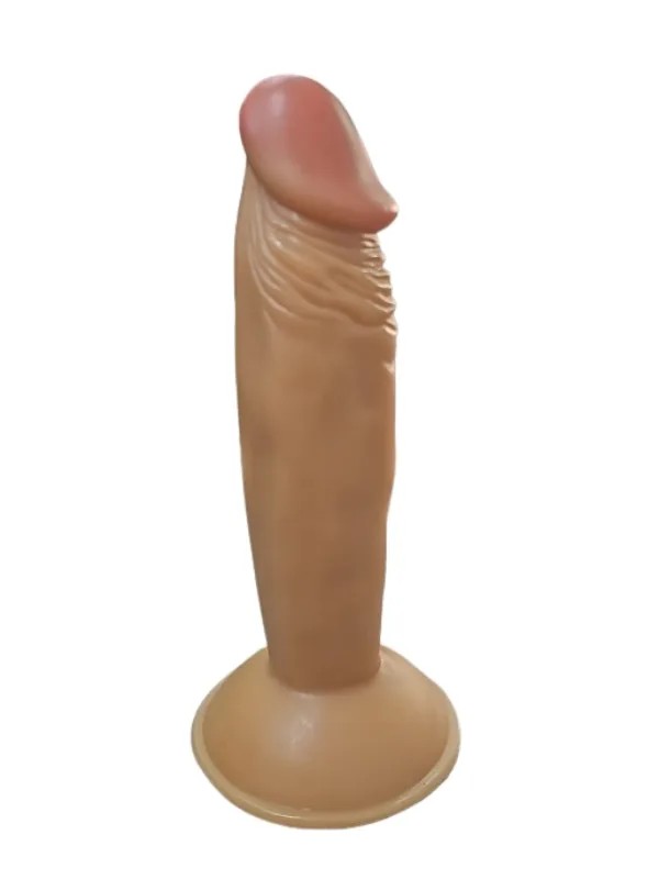 Gerçekçi Testissiz Melez Dildo 18 cm