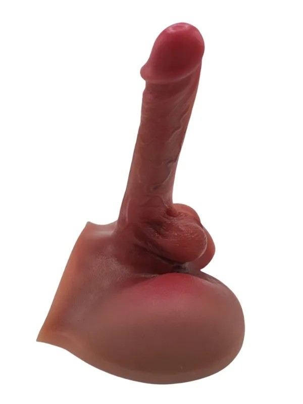 Gerçekçi Yarım Vücut Dildo Mastürbatör 19 CM