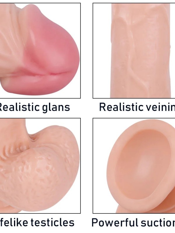 20CM Gerçekçi Dildo Penis