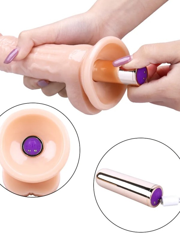 19CM Gerçekçi Ten Rengi Dildo Penis