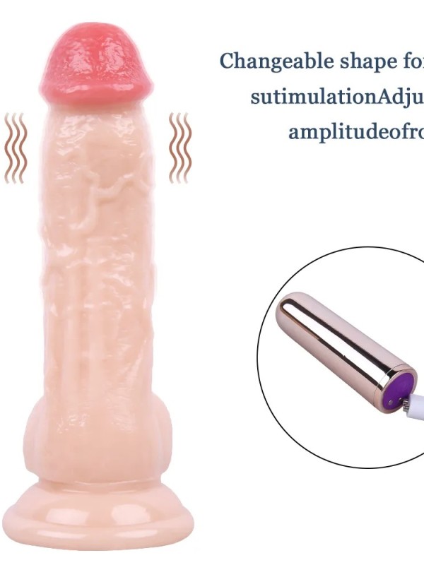 19CM Gerçekçi Ten Rengi Dildo Penis