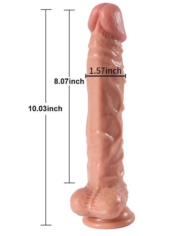 Jihad Knight Uzaktan Kumandalı Şarjlı Realistik Penis Döner Başlı 25.5 cm
