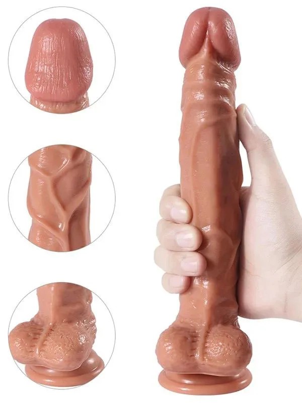Jihad Knight Uzaktan Kumandalı Şarjlı Realistik Penis Döner Başlı 25.5 cm