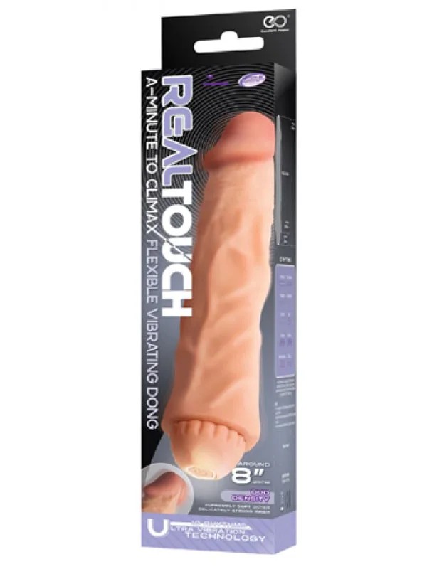 Real Touch Çift Katmanlı 20cm Vibratör