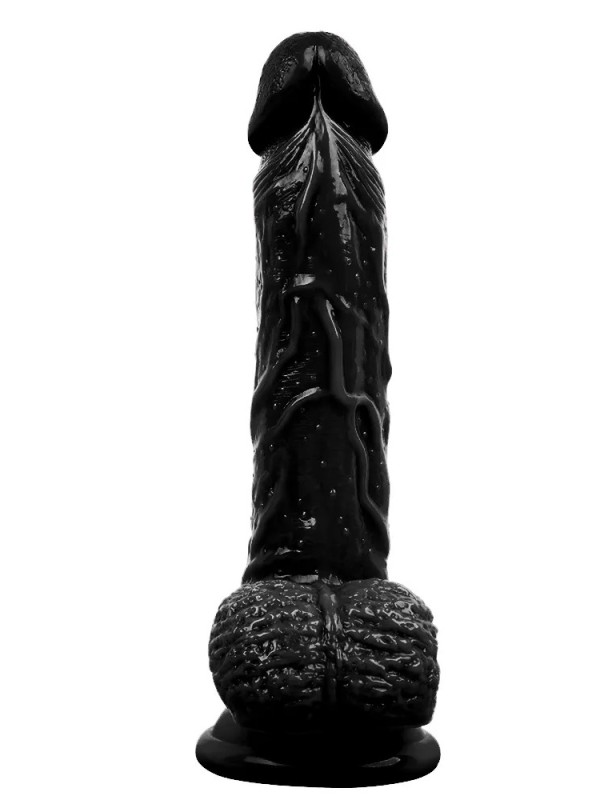 21CM Gerçekçi Zenci Dildo Penis