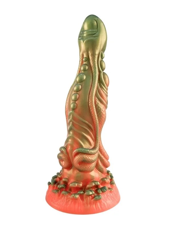 Kırmızı Yeşil Canavar Dildo Model 5