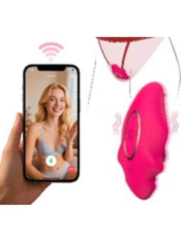 App Kontrollü Giyilebilir Titreşimli Vibratör – Uzaktan Kumandalı, İç Çamaşırı Uyumlu Tasarım
